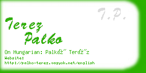terez palko business card